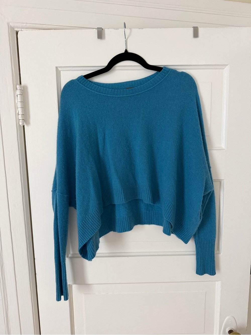 Free People 100% Cashmere Scoop-Neck Sweater
